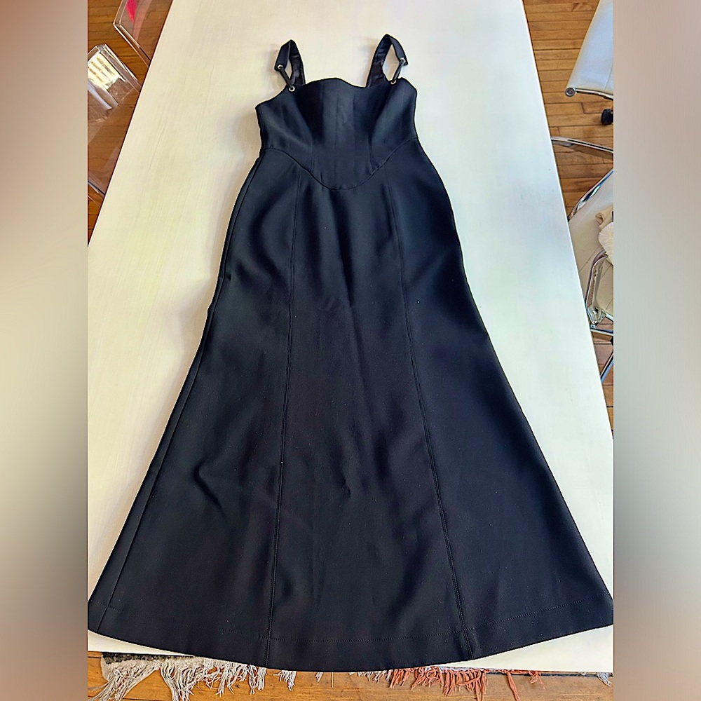 Paris Georgia Black Lottie Midi Dress